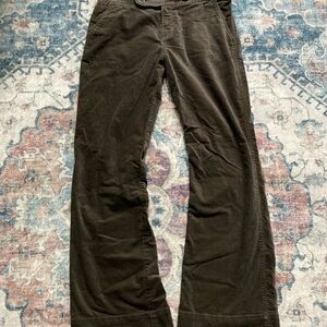 Eddie Bauer Brown Corduroy Pants Bootcut Design